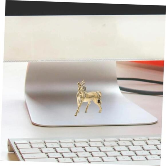 Feng Shui Horse Statue Brass Material Long-Lasting Home Decor Horse - Picture 4 of 7